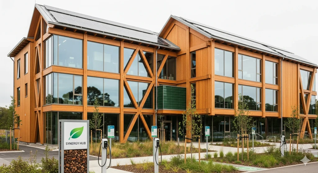 【脱炭素】脱炭素社会へ。非住宅の木造化・木質化がビジネスを加速