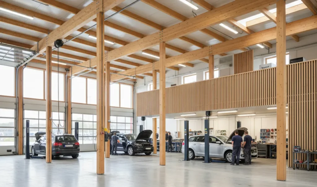 【ケーススタディ2】倉庫・工場のコストと大空間を両立させる技術