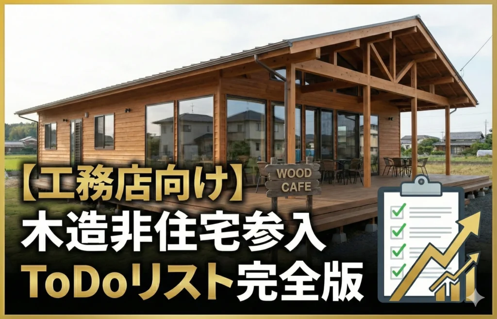 【工務店向け】木造非住宅参入ToDoリスト完全版