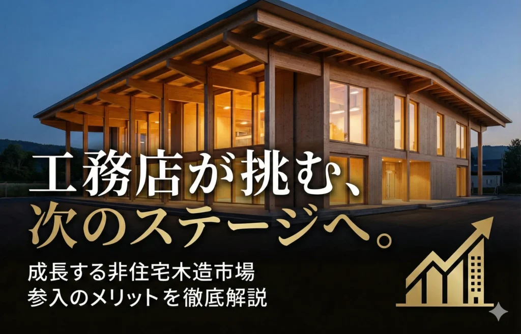 【工務店】今こそ工務店が非住宅木造に参入すべき5つの理由