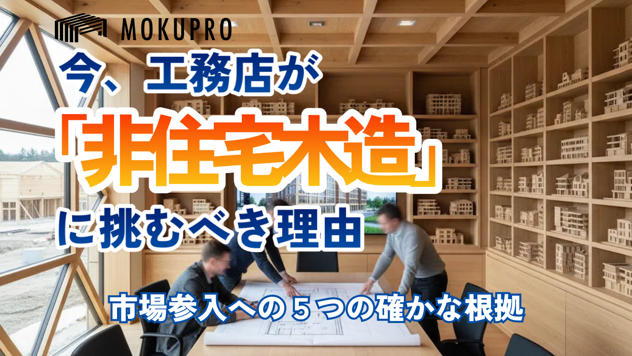 【工務店】今こそ工務店が非住宅木造に参入すべき5つの理由