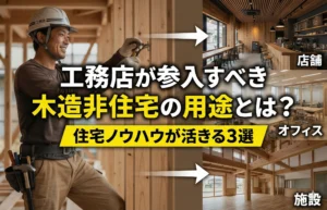 工務店が参入すべき木造非住宅の用途とは?住宅ノウハウが活きる3選