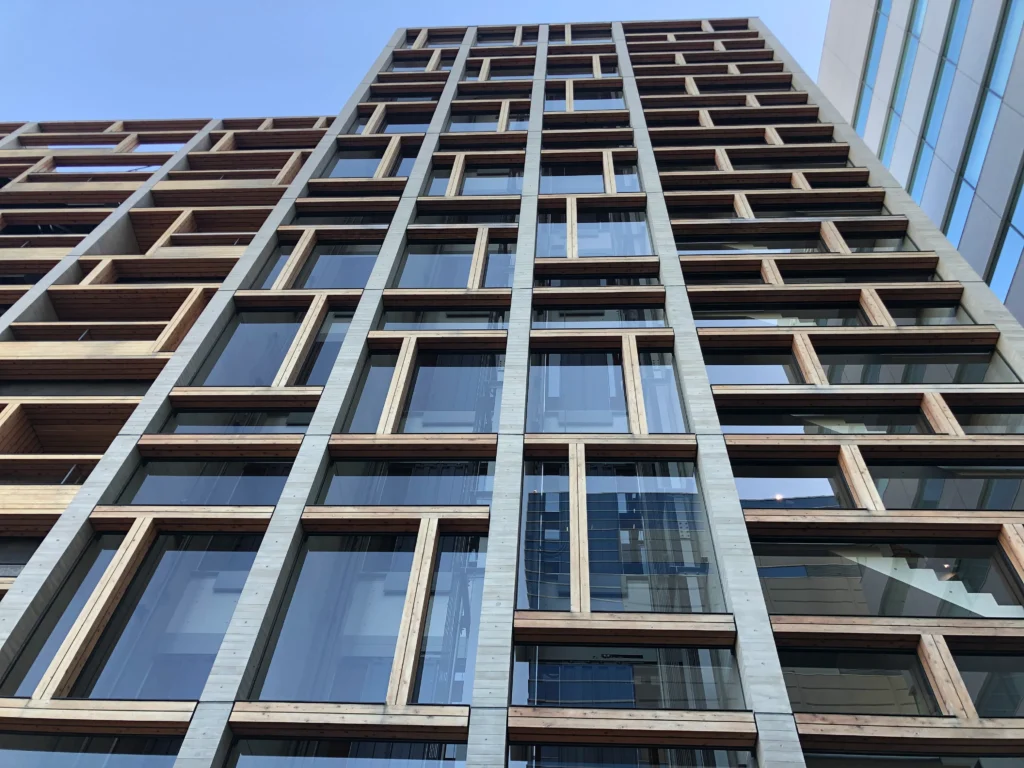 木材会館のポイント｜適材適所のハイブリッド構造