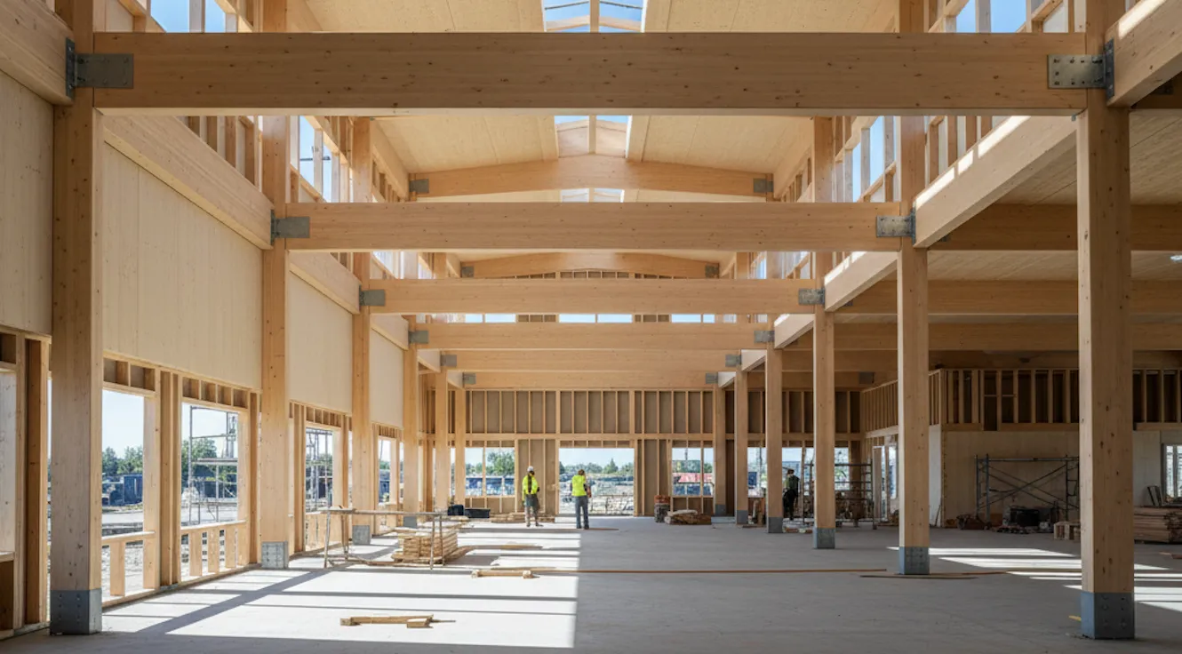 【木構造】木造非住宅：CLT・集成材・金物の主要メーカーガイド