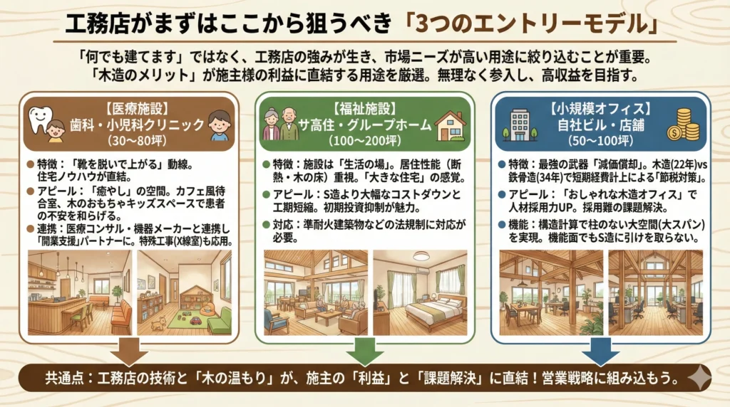 工務店がまずはここから狙うべき「3つのエントリーモデル」
