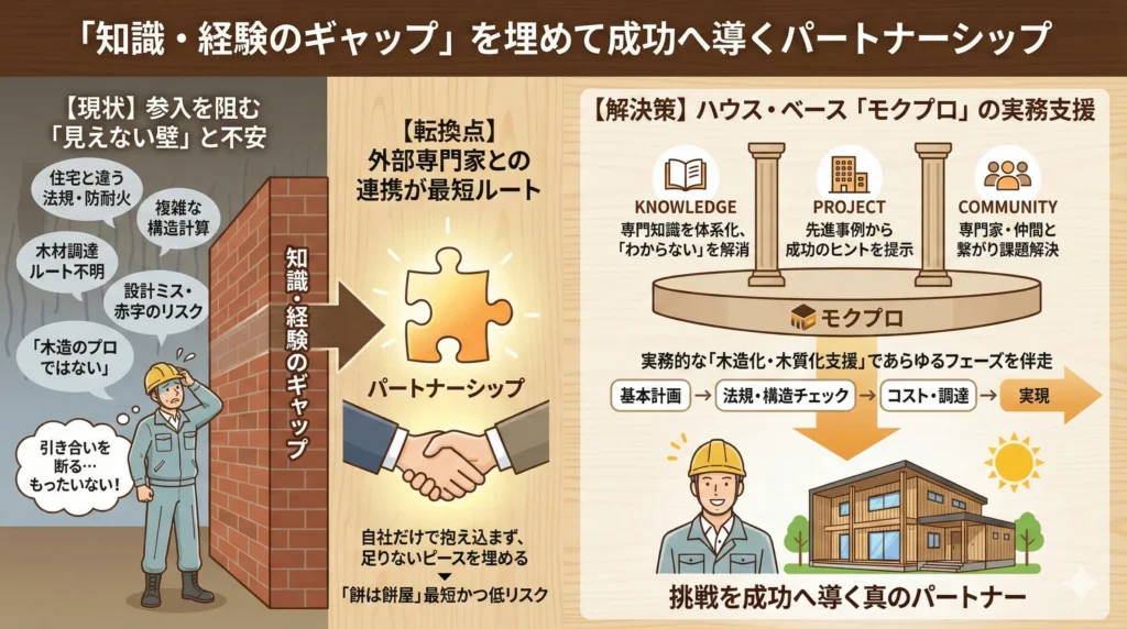「知識・経験のギャップ」を埋めて成功へ導くパートナーシップ