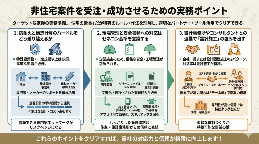非住宅案件を受注・成功させるための実務ポイント