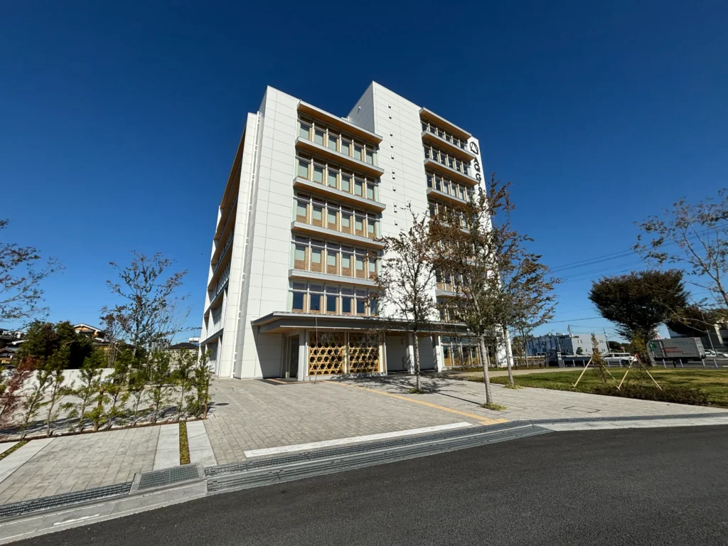AQ Group本社ビル　ギャラリー　木造8階建　耐火建築物　木造ビル　事務所　埼玉県