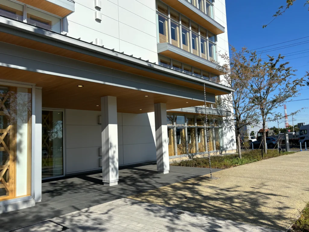 AQ Group本社ビル　ギャラリー　木造8階建　耐火建築物　木造ビル　事務所　埼玉県