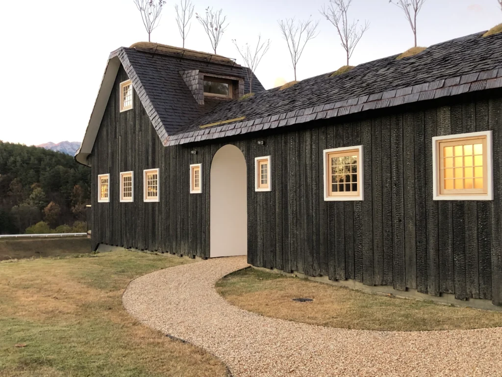 小泊Fujiのポイント:幾何学が生む屋根の架構