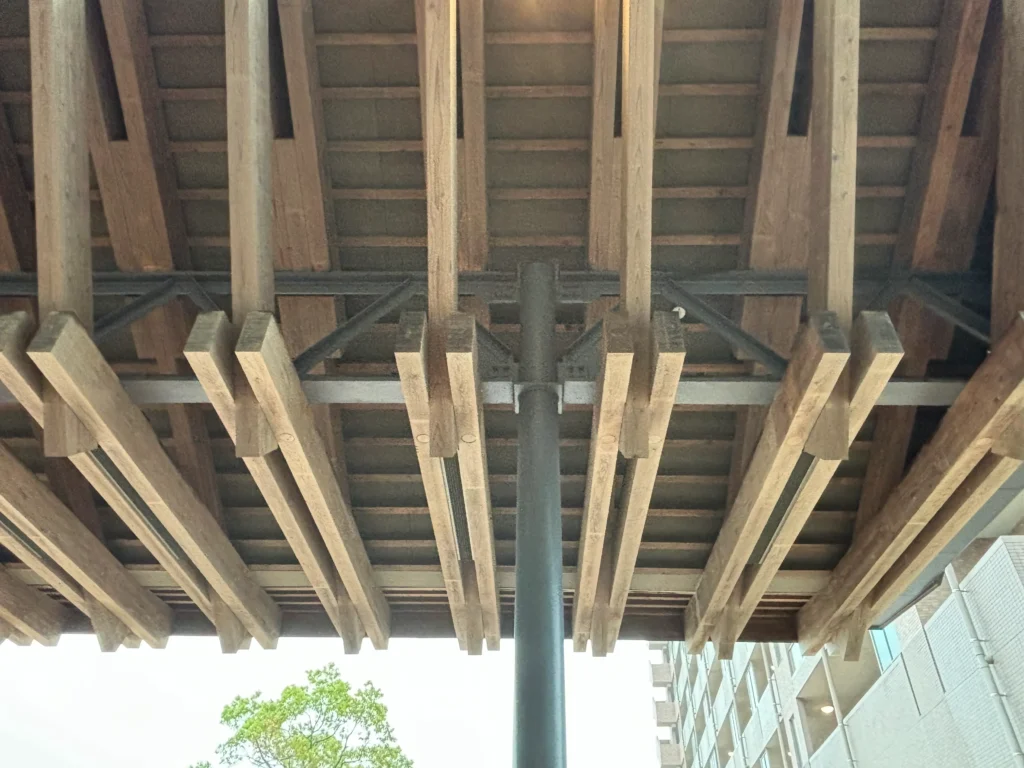 日向市駅×ハイブリッド構造