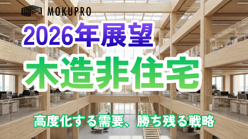 【2026年展望】木造非住宅の業界動向・トレンド！実務成功の鍵