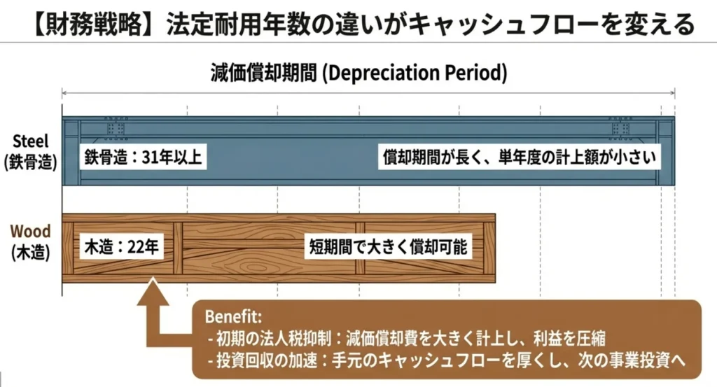 キャッシュフローを変える！法定耐用年数と減価償却のメリット 