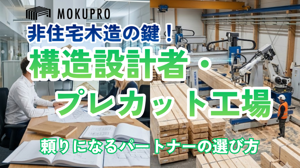 【木構造】木造非住宅の鍵となる構造設計者とプレカット工場の選び方