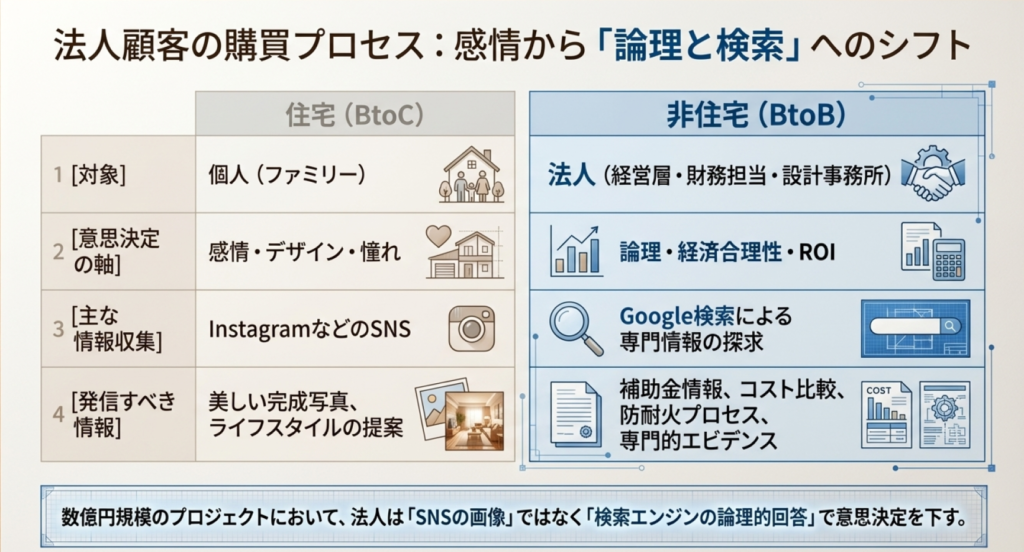 法人顧客の検索行動とウェブサイトの重要性