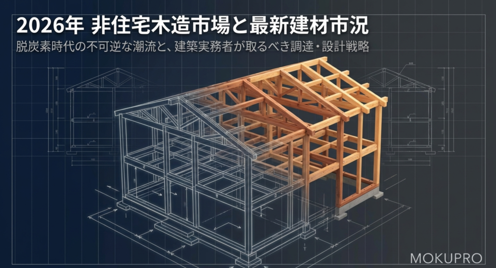 非住宅木造の木材価格動向【2026年4月版】と木造化・木質化支援
