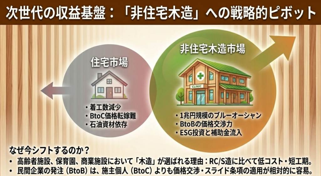 建設業クライシスを乗り越える！木造化・木質化の支援