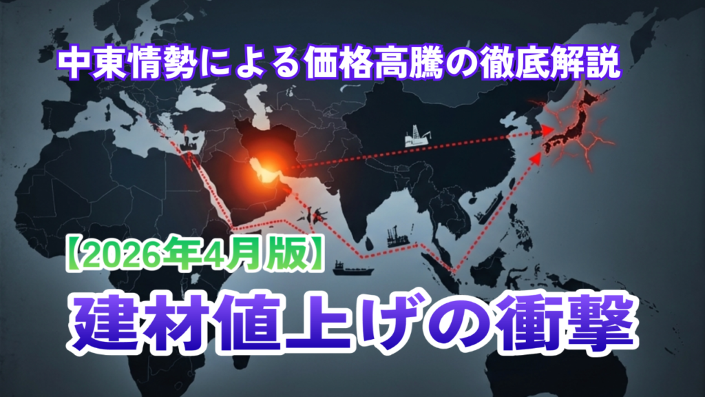 【2026年4月版】建設業界の建材価格値上げと非住宅木造