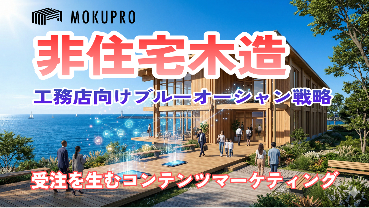 【工務店必見】非住宅木造の受注を増やすコンテンツマーケティング